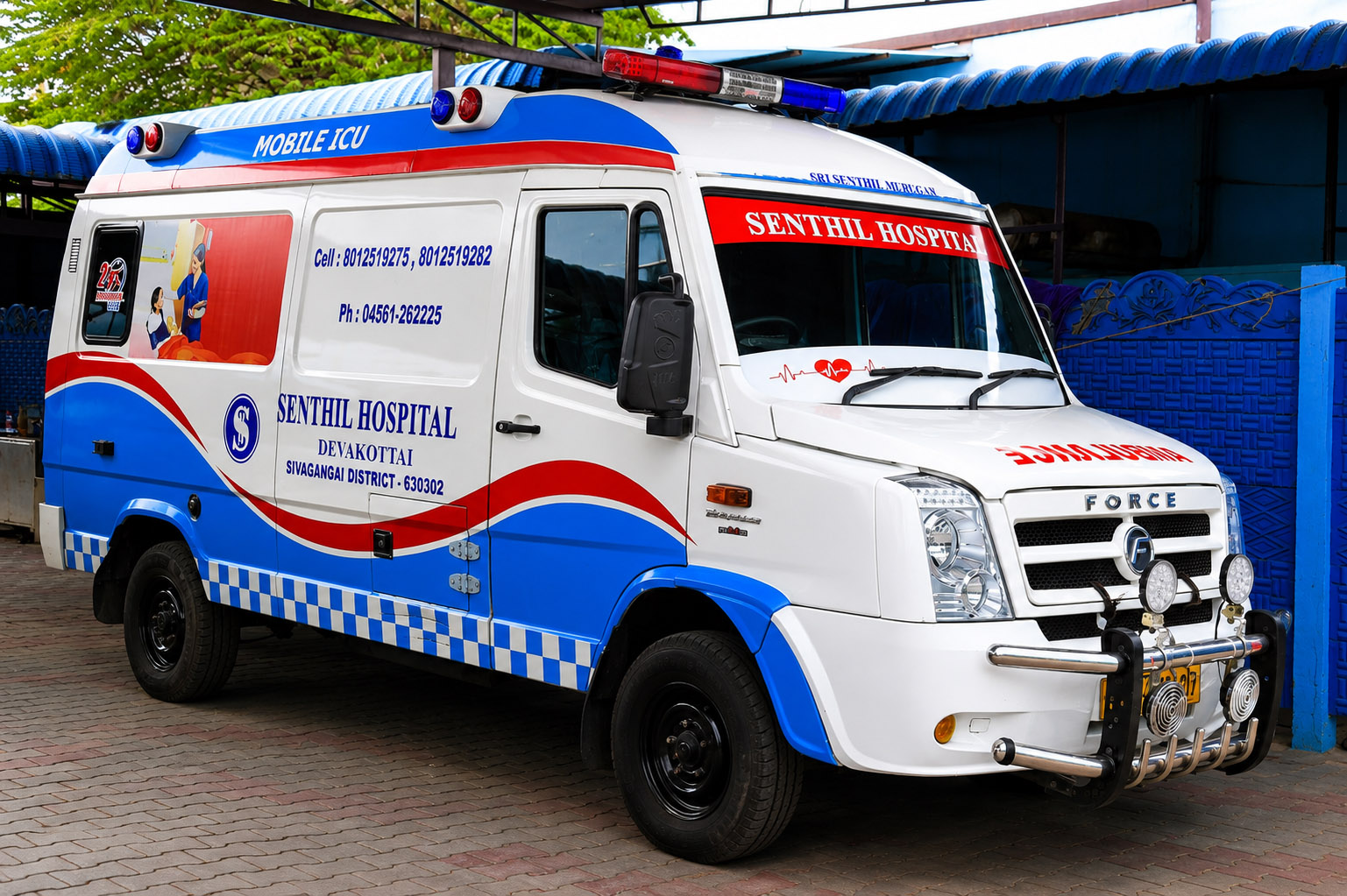 24/7 ICU Ambulance Vehicle